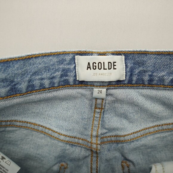 AGOLDE Luna Pieced Jeans in Void Size 24 - Picture 8 of 14